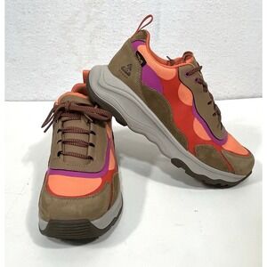 Teva Waterproof Women's Geotrecca Low RP Sneakers Size 8.5 Orange Hiking Shoes